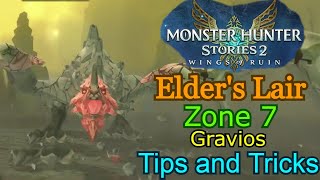 Elders Lair Zone 7 Gravios Tips and Tricks Monster Hunter Stories 2 Wings of Ruin [upl. by Yun]