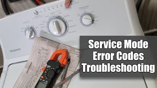 Hotpoint Washer Troubleshooting Error Codes and Diagnostics [upl. by Tu562]