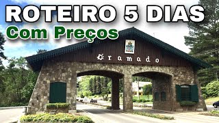 O que fazer em Gramado  Roteiro de 5 dias em Gramado COM PREÇOS [upl. by Garrard262]