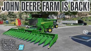 John Deere Farm Is Back  Amberstone FS23 [upl. by Blinni520]