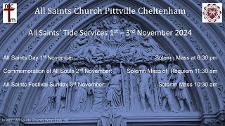 All Saints Patronal Festival Solemn Mass 1st November 2024 [upl. by Meesan727]