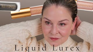 Lisa Eldridge Liquid Lurex Eyeshadows  Bianca Liza and Anjelica [upl. by Dellora]