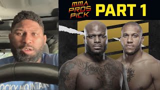 MMA Pros Pick ✅ Derrick Lewis vs Ciryl Gane  Part 1 👊 UFC 265 [upl. by Merlina]