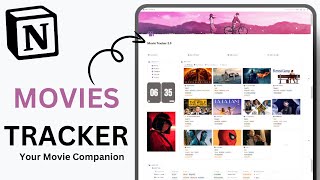 Notion Movie and Series Tracker  Template Tour [upl. by Feldman721]