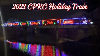 The 2023 CPKC Holiday Train at Woodstock and Thamesford ON 11232023 [upl. by Georglana]