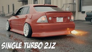 500HP SINGLE TURBO 2JZ LEXUS IS300 [upl. by Eceryt141]