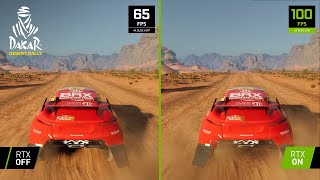 Dakar Desert Rally  4K NVIDIA DLSS Comparison [upl. by Kcinom]