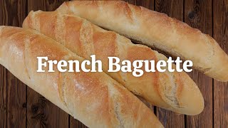 The Easiest Baguette Recipe You Can Make at Home  Easy NoKnead French Baguette  Akudos Kitchen [upl. by Ahsienot947]