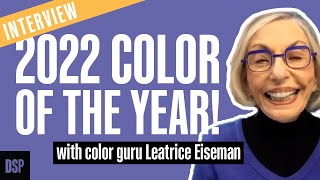 Pantone Color of the Year 2022 with Color Guru Leatrice Eiseman [upl. by Reffotsirhc]