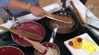 Mad Hungry 4piece Acacia Wood Spurtle Set on QVC [upl. by Ennaira]