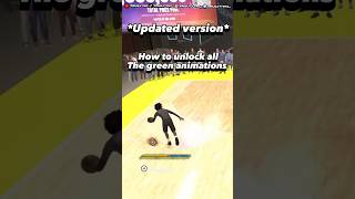 How to unlock all the green animations in nba2k24✅ 2k24 nba2k23 [upl. by Anekahs957]