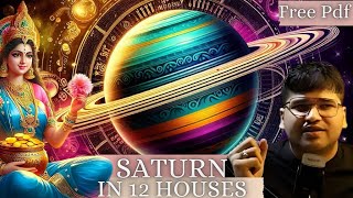 Saturn In 12 Houses  Career  Marriage  Karmic Connection And Justice  जीवन का सार शनि का प्रभाव [upl. by Lowney]