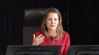 Chrystia Freelands testimony at Emergencies Act inquiry  Watch FULL testimony [upl. by Ycnalc910]