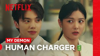 Song Kang Finds Ways to Hold Hands with Kim Youjung  My Demon  Netflix Philippines [upl. by Aidnahs]