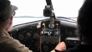 Take off Airplane tour of Moosehead Lake Maine [upl. by Zoellick116]