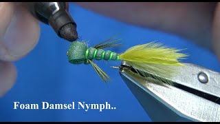 Tying a Foam Damsel Nymph with Davie McPhail [upl. by Piotr670]