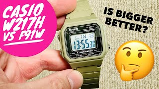 Is the Casio W217H really a modern upgrade over the F91W [upl. by Felty]