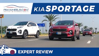 Kia Sportage 2020  AWD  Expert Review  0 to 100 Test  PakWheels [upl. by Huff]