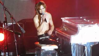 X Japan  Yoshikis speech Buenos Aires Argentina 14092011 [upl. by Kevyn]