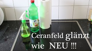 Ceranfeld amp Backofen glänzt wie NEU mit Naturmittel  Ceramic Hob Shines Like NEW [upl. by Enila661]