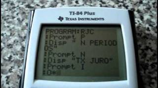 Programação de Calculadoras Texas Instruments [upl. by Eloci]