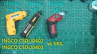 máy vặn vít giá rẻ máyvặnvítmini skil csdli0402 csdli0403 [upl. by Raynell297]