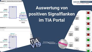 Auswertung von positiven Signalflanken im TIA Portal [upl. by Mauer187]