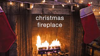 Crackling Fireplace  Christmas Music Relaxation Video HD 1080p [upl. by Whittaker]