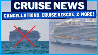 CRUISE NEWS Red Sea Cruises Cancelled Royal Caribbean Cruise Rescue Itinerary Changes amp MORE [upl. by Sikko]