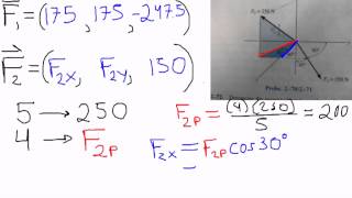 Ejercicio suma de vectores en 3D [upl. by Mcgraw]