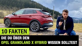 10 Fakten❗️die DU über den Opel Grandland X Hybrid4 wissen solltest Fahrbericht  Review  Test🔋🔌 [upl. by Eilis]