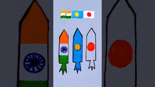 Jan gan man  Anthem drawing art video shots flag india [upl. by Hildick]