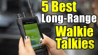 5 Best Long Range Walkie Talkies 2023  Long Distance Walkie Talkies [upl. by Savdeep]