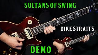 how to play quotSultans Of Swingquot on guitar by Dire Straits  DEMO  guitar lesson tutorial [upl. by Dnaltruoc]