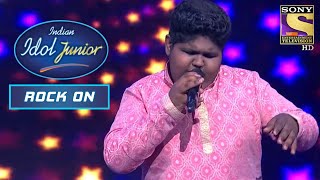 Vaishnav ने यह गाना दो दिन में तैयार करके दिया एक Wonderful Performance Indian Idol Junior Rock On [upl. by Leumel]