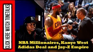 NBA Millionaires Kanye West Adidas Deal and JayZ Empire [upl. by Germann]