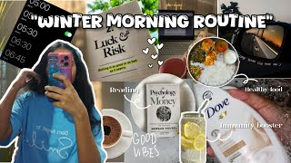 Winter Morning Routine 💌🌿🌷🌜 Tips amp Tricks for healthy lifestyle aesthetic vlog winterroutine [upl. by Nednil]