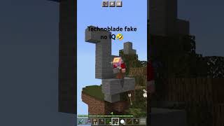 technoblade fake 😂 MCzone Sky wars [upl. by Romeyn]