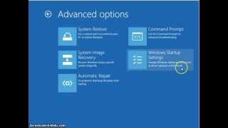 Windows 8 advanced boot options menu [upl. by Deirdre]