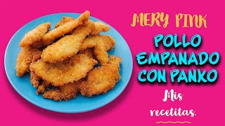 Como hacer filetes de pollo empanado con Panko [upl. by Nagaer]