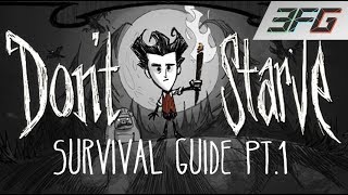 Dont Starve PS4  Beginners Survival Guide Pt1  GETTING TO amp SURVIVING WINTER xXSERVANTXx [upl. by Clementius]