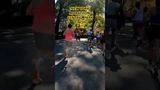 New York Marathon 2024 Central park finish Full race vlog on channel tcsnycmarathon nyrr fyp [upl. by Vince381]