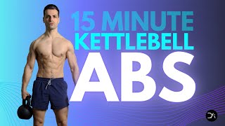 Kettlebell ABS Workout  15 minute Follow along [upl. by Umberto]