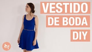 Cómo adornar un vestido sencillo para una boda· Handfie DIY [upl. by Ppik]