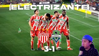 ¡LOS RAYOS AVANZAN NECAXA vs SEATTLE SOUNDERS 31  Reacción  Leagues Cup 2024 [upl. by Cuthburt]