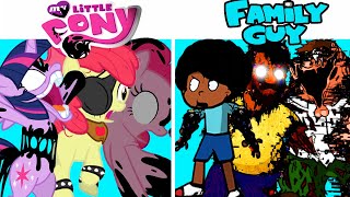 FNF Pibby MLP V2 Vs Pibby Family Guy  Airborne Song FNFPibbyNew [upl. by Enaht746]