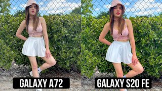 Samsung Galaxy A72 vs Samsung Galaxy S20 FE Camera Test [upl. by Frum]