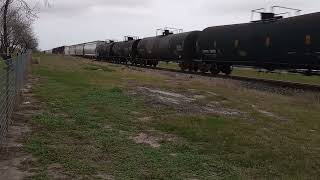 CPKC manifest train in Alice Texas [upl. by Nnagrom]