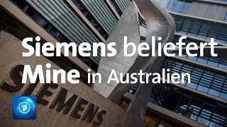 KohleMine Siemens will an Auftrag in Australien festhalten [upl. by Gerc]