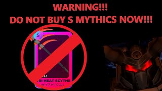 Roblox Death Ball  WARNING DO NOT BUY S MYTHICS NOW Old Vid Just Be Careful of Duped Items [upl. by Macpherson]